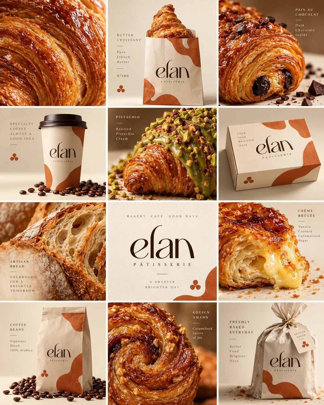Elan Pâtisserie Bakery Moodboard