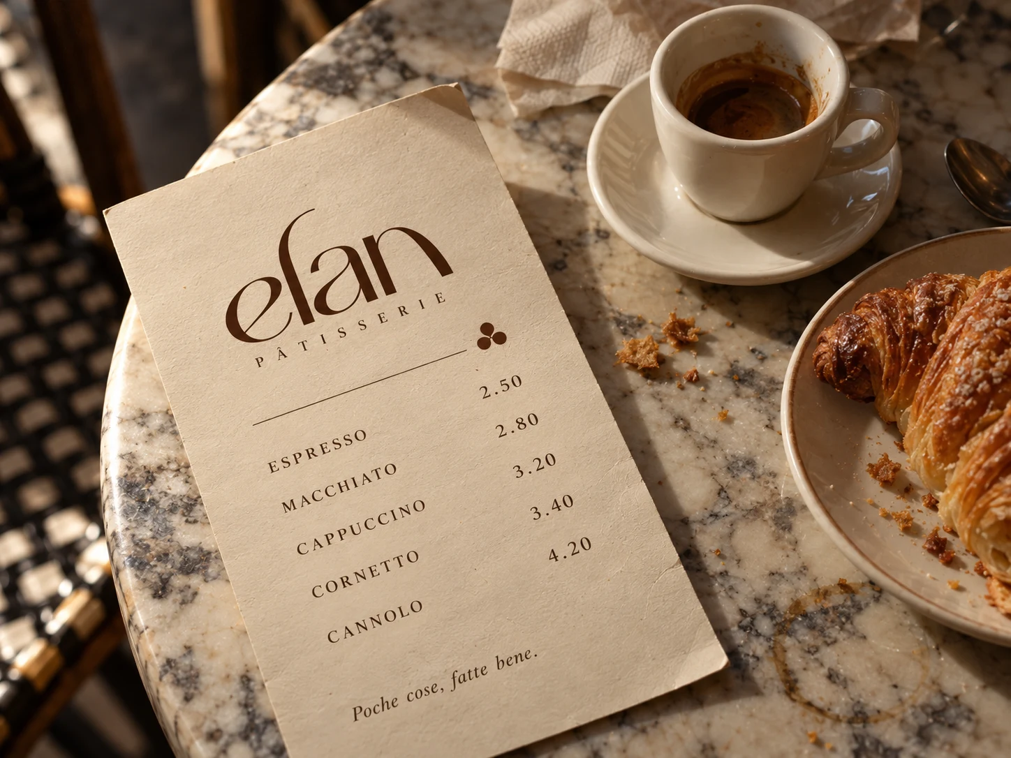 Warm Pâtisserie Café Moment