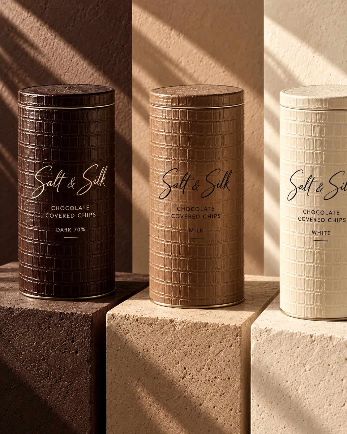 Salt & Silk Chocolate Tin Trio